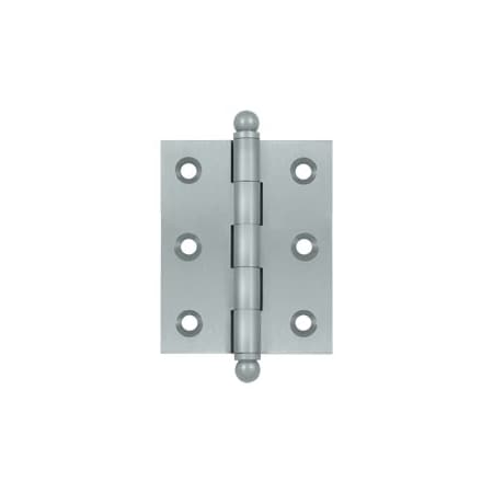 Deltana CH2520U26D Cabinet Hinges W/ Ball Tips Brushed Chrome, 10PK CH2520U26D-XCP10